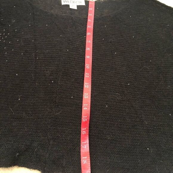 NWOT Wildfox Janice Rhinestone Sweater Black Size Medium - Picture 10 of 12